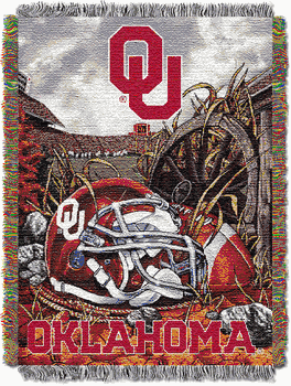 NCAA Oklahoma Sooners Homefield Advantage Tapestry Throw