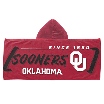 NCAA Oklahoma Sooners Juvy Hooded Towel