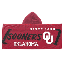 NCAA Oklahoma Sooners Juvy Hooded Towel