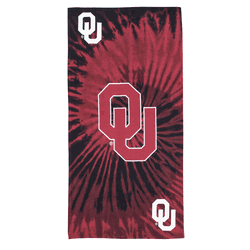 NCAA Oklahoma Sooners Pyschedelic Beach Towel