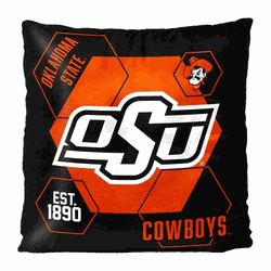 NCAA Oklahoma State Connector Velvet Reverse Pillow 16x16 Inches