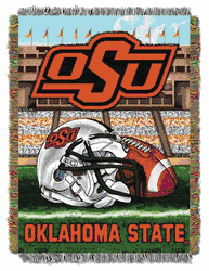 NCAA Oklahoma State Cowboys Homefield Advantage Tapestry Throw