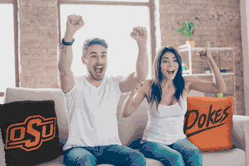 NCAA Oklahoma State Cowboys Invert Pillow