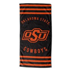 NCAA Oklahoma State Cowboys Stripes Beach Towel