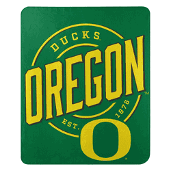 NCAA Oregon Ducks Campaign Fleece Throw