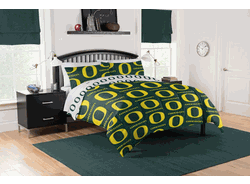 NCAA Oregon Ducks Full Rotary Bed In A Bag Set