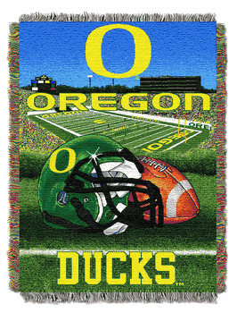 NCAA Oregon Ducks Homefield Advantage Tapestry Throw