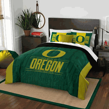 NCAA Oregon Modern Take F/Q Comforter Set