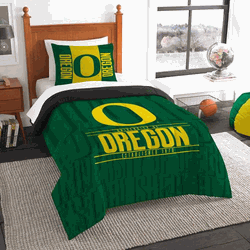 NCAA Oregon Modern Take Twin Comforter Set