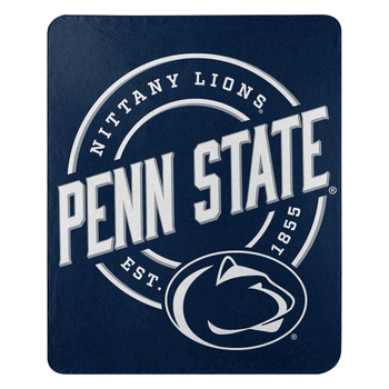 NCAA Penn State Nittany Lions Campaign Fleece Throw Blanket 50x60 Inches