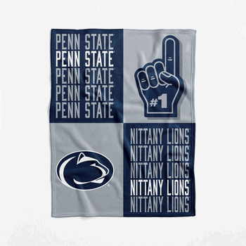 NCAA Penn State Nittany Lions Domino Swaddle Blanket 40x50 inches