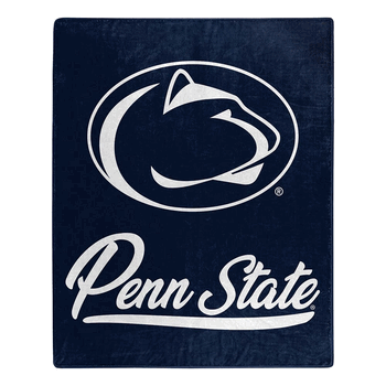 NCAA Penn State Signature Raschel Throw Blanket 50x60 Inches