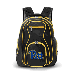 NCAA Pittsburgh Panthers 19" Premium Laptop Backpack with Colored Trim