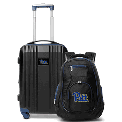NCAA Pittsburgh Panthers Premium 2-Piece Backpack & Carry-On Set