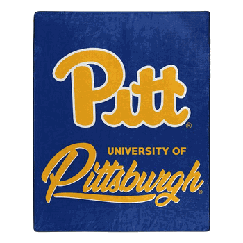 NCAA Pittsburgh Panthers Signature Raschel Throw Blanket 50x60 Inches