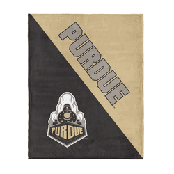 NCAA Purdue Boilermakers Halftone Silk Touch Throw Blanket 46�60 inches
