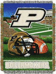 NCAA Purdue Boilermakers Homefield Advantage Tapestry Throw