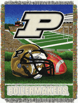 NCAA Purdue Boilermakers Homefield Advantage Tapestry Throw