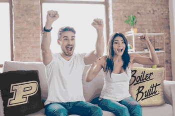 NCAA Purdue Boilermakers Invert Pillow