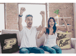 NCAA Purdue Boilermakers Invert Pillow