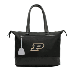 NCAA Purdue Boilermakers Laptop Tote Bag with Colored Zipper Pull Accessory