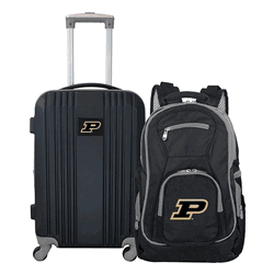 NCAA Purdue Boilermakers Premium 2-Piece Backpack & Carry-On Set