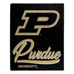 NCAA Purdue Boilermakers Signature Raschel Throw