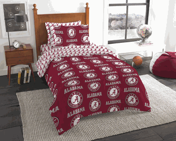 NCAA Rotary Alabama 5 PC Twin Bed In Bag Set