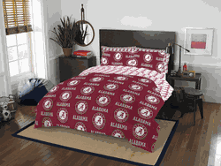 NCAA Rotary Alabama Crimson Tide 7 PC Full Bed In Bag Set