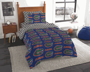 NCAA Rotary Florida 5 PC Twin Bed In Bag Set