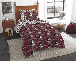 NCAA Rotary Florida State 5 PC Twin Bed In Bag Set