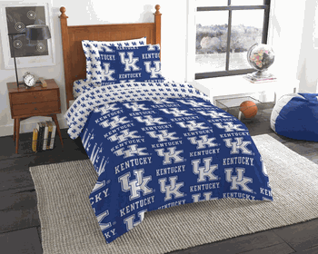 NCAA Rotary Kentucky 5 PC Twin Bed In Bag Set