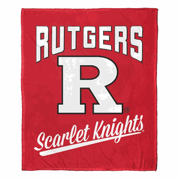 NCAA Rutgers Scarlet Knights Alumni Silk Touch Throw