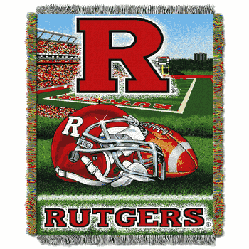 NCAA Rutgers Scarlet Knights Homefield Advantage Tapestry Throw