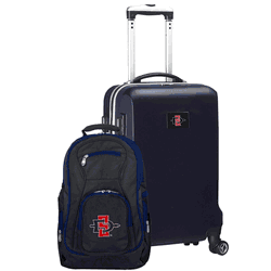 NCAA San Diego State Aztecs Deluxe 2-Piece Backpack & Carry-On Set