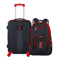 NCAA San Diego State Aztecs Premium 2-Piece Backpack & Carry-On Set