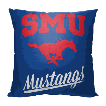 NCAA Smu Alumni Throw Pillow 18x18 Inches
