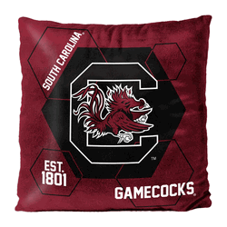 NCAA South Carolina Connector Velvet Reverse Pillow 16x16 Inches