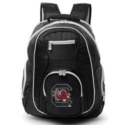 NCAA South Carolina Gamecocks 19" Premium Laptop Backpack with Colored Trim