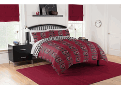 NCAA South Carolina Gamecocks Full Rotary Bed In A Bag Set