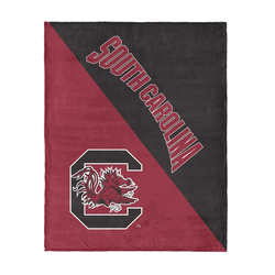 NCAA South Carolina Gamecocks Halftone Silk Touch Throw Blanket 46�60 inches
