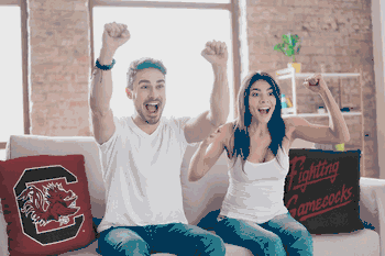 NCAA South Carolina Gamecocks Invert Pillow