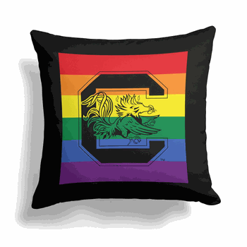 NCAA South Carolina Pride Series Throw Pillow 18x18 Inches