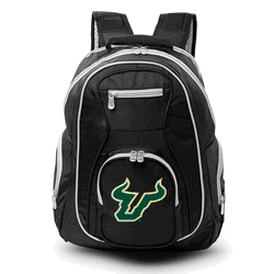 NCAA South Florida Bulls 19" Premium Laptop Backpack with Colored Trim
