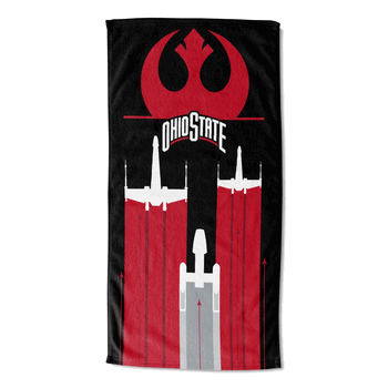 NCAA Star Wars Cobranding Battletime Ohio State Beach Towel
