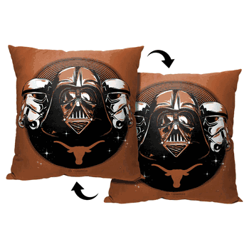 NCAA Star Wars Cobranding Recruit Texas Longhorns Printed Throw Pillow