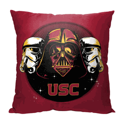 NCAA Star Wars Cobranding Recruit USC Throw Pillow