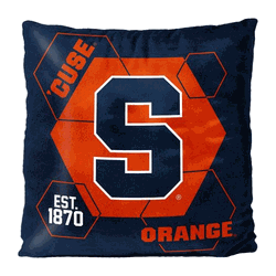 NCAA Syracuse Connector Velvet Reverse Pillow 16x16 Inches