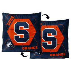 NCAA Syracuse Orange Connector Velvet Reverse Pillow