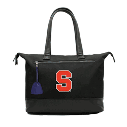 NCAA Syracuse Orange Laptop Tote Bag with Colored Zipper Pull Accessory